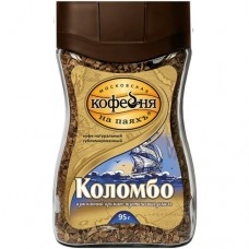 Кофе Московская кофейня на паяхъ Коломбо натуральный растворимый сублимированный, 95г в магазинах Перекресток