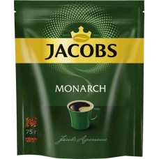 Кофе Jacobs Monarch натуральный растворимый сублимированный, 75г в магазинах Перекресток