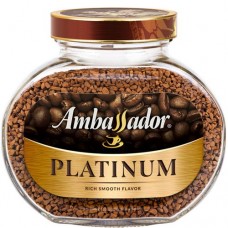 Кофе Ambassador Platinum растворимый, 95г в магазинах Перекресток