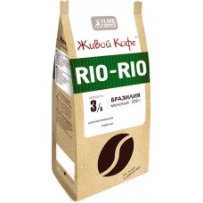 Кофе Живой Кофе Rio-Rio молотый, 200г в магазинах Перекресток