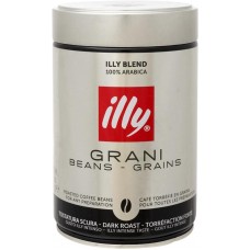 Кофе Illy в зёрнах 100% арабика тёмной обжарки, 250г в магазинах Перекресток