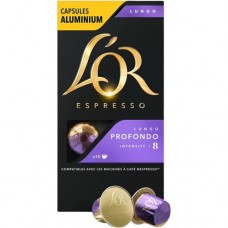 Кофе в капсулах L`or Espresso Lungo Profondo жареный молотый, 10x5.2г в магазинах Перекресток