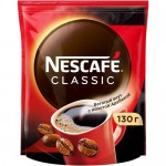 Кофе Nescafe Classic растворимый с добавлением молотого, 130г Кофе Nescafe Classic растворимый с добавлением молотого, 130г