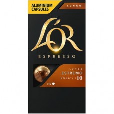 Кофе в капсулах L'or Espresso Lungo Estremo натуральный жареный молотый, 10х5.2г в магазинах Перекресток