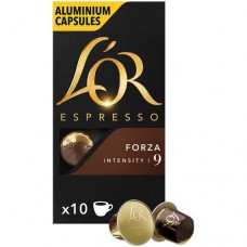Кофе в капсулах L'or Espresso Forza натуральный жареный молотый, 10х5,2г в магазинах Перекресток