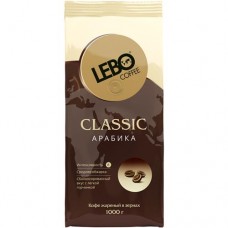 Кофе Lebo Классик среднеобжаренный в зёрнах арабика, 1кг в магазинах Перекресток
