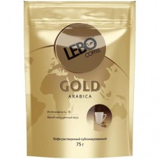Кофе Lebo Gold растворимый сублимированный, 75г в магазинах Перекресток