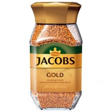 Кофе Jacobs Gold натуральный растворимый сублимированный, 190г в магазинах Перекресток