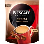 Кофе Nescafe Classic Crema натуральный растворимый порошковый,120г Кофе Nescafe Classic Crema натуральный растворимый порошковый,120г