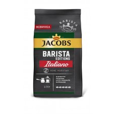Кофе Jacobs Barista Editions Italiano натуральный жареный молотый, 230г в магазинах Перекресток