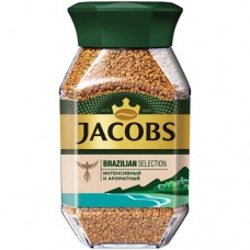Кофе Jacobs Brazilian Selection натуральный сублимированный растворимый, 180г в магазинах Перекресток
