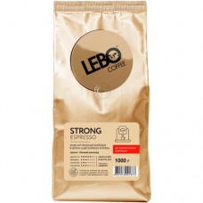 Кофе Lebo Espresso Strong натуральный жареный в зёрнах, 1кг в магазинах Перекресток