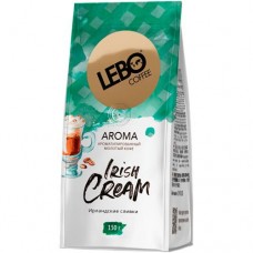 Кофе Lebo Irish Cream натуральный жареный молотый с ароматом ирландских сливок арабика, 150г в магазинах Перекресток