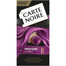 Кофе в капсулах Carte Noire Profond Lungo 8 натуральный жареный молотый, 10x52г в магазинах Перекресток