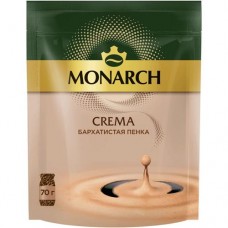 Кофе Monarch Crema натуральный растворимый сублимированный, 70г в магазинах Перекресток