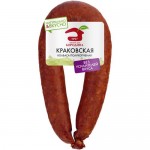 Колбаса полукопчёная МД Бородина Краковская, 400г