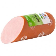 Колбаса варёная Заповедные продукты Докторская высшего сорта в магазинах Перекресток