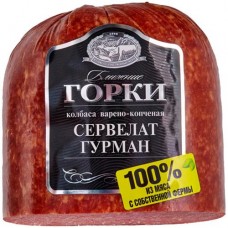 Сервелат варёно-копчёный Ближние Горки Гурман, 500г в магазинах Перекресток