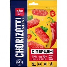 Колбаски сырокопчёные Мясницкий ряд Чоризотти мини с перцем полусухие, 70г в магазинах Перекресток