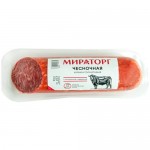 Колбаса полукопчёная Мираторг Чесночная категории В, 375г