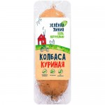 Колбаса полукопчёная Куриная 1 сорт Зелёная Линия, 300г