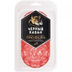 Колбаса сырокопчёная Чёрный Кабан со вкусом трюфеля полусухая, 85г