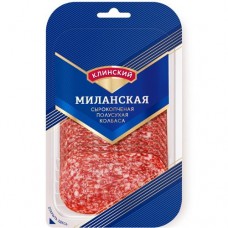 Колбаса Клинский Миланская сырокопченая полусухая, 210г в магазинах Перекресток