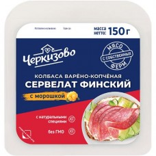 Колбаса Черкизово Сервелат Финский варено-копченая, 150г в магазинах Перекресток