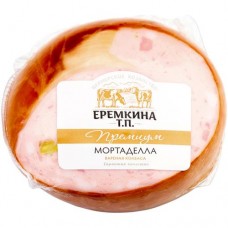 Колбаса Еремкина Т.П. Мортаделла вареная категории А в магазинах Перекресток