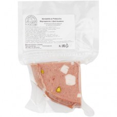 Изделие колбасное Мортаделла с фисташками из свинины вареное в магазинах Перекресток