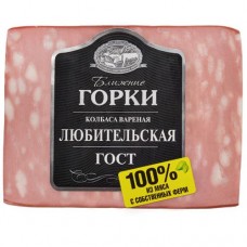 Колбаса Ближние Горки Любительская вареная категории А, 330г в магазинах Перекресток