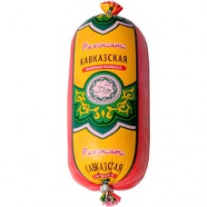 Колбаса Рахмат Кавказская из мяса птицы вареная, 350г в магазинах Перекресток