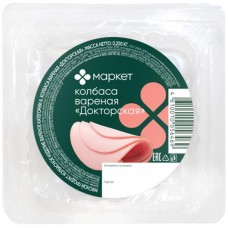 Колбаса Докторская варёная Маркет, 200г в магазинах Перекресток