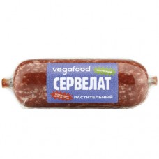 Сервелат Vegafood растительный, 250г в магазинах Перекресток