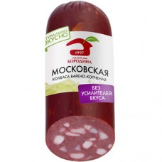 Колбаса варёно-копчёная Мясной Дом Бородина Московская высший сорт в магазинах Перекресток