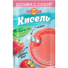 Кисель Русский Продукт Клубника моментального приготовления, 25г в магазинах Перекресток