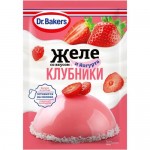 Желе Dr. Bakers сухое со вкусом клубники и йогурта, 33г