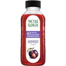 Компот Чистася Польза сливовый безалкогольный негазированный, 330мл в магазинах Перекресток