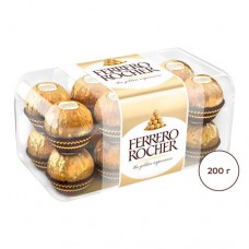 Конфеты Ferrero Rocher молочный шоколад и лесной орех, 200г в магазинах Перекресток