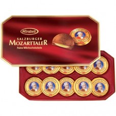 Набор Mozart шоколадный подарочная упаковка, 200г в магазинах Перекресток