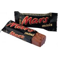 Шоколадный батончик Mars Minis с нугой-карамелью в магазинах Перекресток