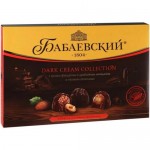 Конфеты Бабаевские Dark Cream Целый фундук и дробленый миндаль, 200г