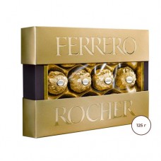 Конфеты Ferrero Rocher, молочный шоколад и лесной орех, 125г в магазинах Перекресток