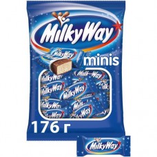 Батончики Milky Way Minis шоколадные с суфле, 176г в магазинах Перекресток