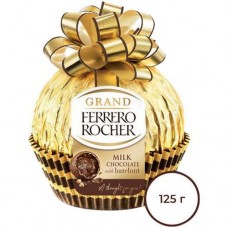 Шоколад Ferrero Rocher Grand с хрустящими конфетами, 125г в магазинах Перекресток