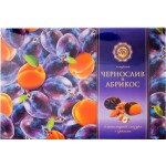 Конфеты Микаелло чернослив и абрикос в шоколадной глазури с орехами, 220г