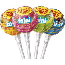 Карамель Chupa Chups Мини ассорти вкусов клубники-яблока-апельсина-колы в магазинах Перекресток