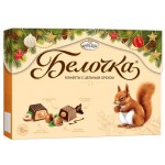 Набор конфет КФ Крупской Белочка с цельным фундуком, 160г Набор конфет КФ Крупской Белочка с цельным фундуком, 160г