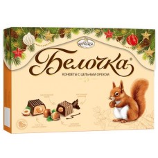 Набор конфет КФ Крупской Белочка с цельным фундуком, 160г в магазинах Перекресток