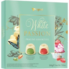 Конфеты Vergani White Passion ассорти из белого шоколада, 200г в магазинах Перекресток